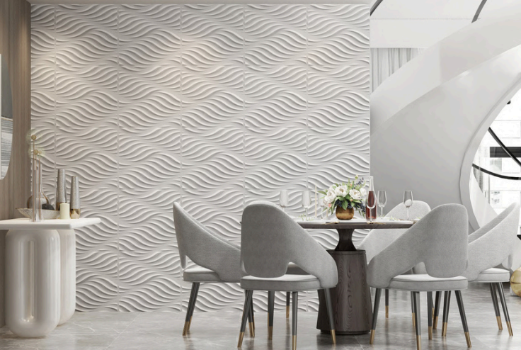 Swirl Textured PVC Panel – Myindianthings