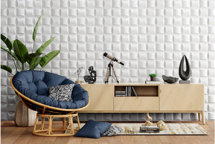 Block Textured PVC Panel
