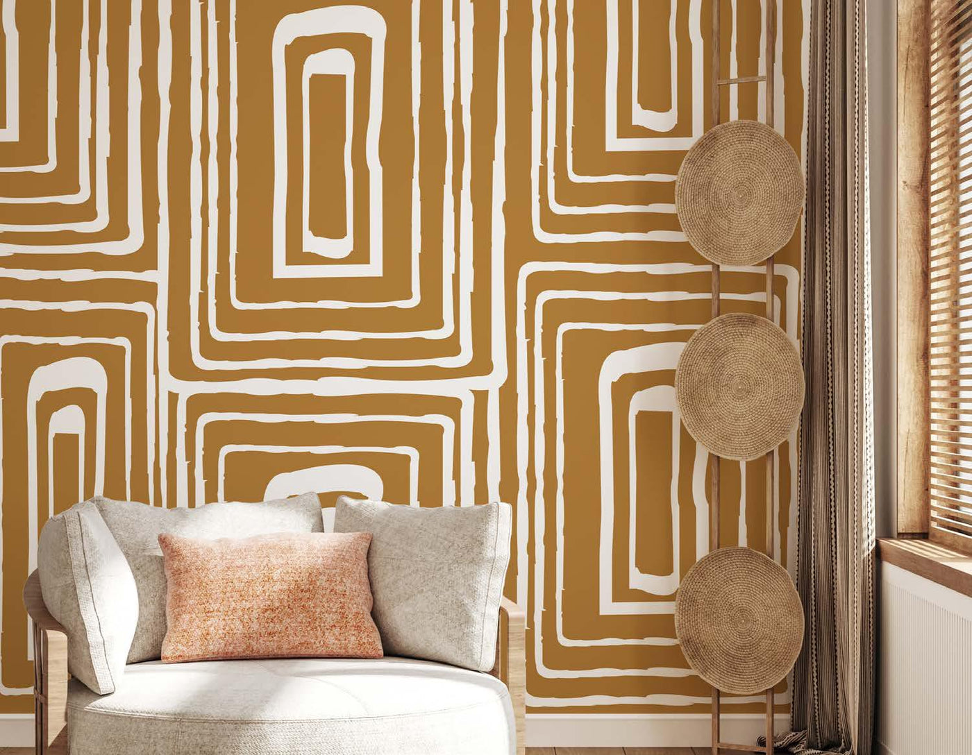 Scribble Pattern Abstract Wallpaper