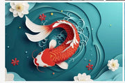 Sea Beauty Themed Cafe Wallpaper