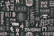 Seamless Pattern Handwritten Poster Bar Wallpaper