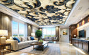 Seamless Vintage Damask Pattern Ceiling Wallpaper