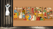 Shopping Vibes Boutique Wallpaper