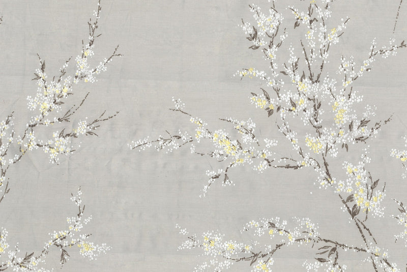 Silver Leafed Chinoiserie Aesthetic Wallpaper