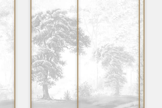 Sketch Art Trees Landscape Nature Wallpaper