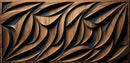 Solid Brown Curvy Wooden Themed Cafe Wallpaper