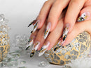 Sparkling Nail Themed Salon Wallpaper