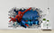 Spiderman Brick Pattern Wallpaper