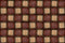 Square Box Pattern Wooden Wallpaper