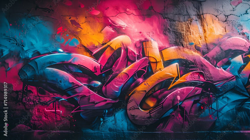 Street Graffiti Theme Bar Wallpaper