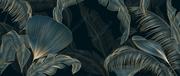 Super Attractive Tropical Pattern Cafe Wallpaper