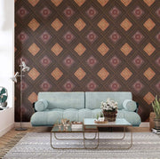Superb Abstract Pattern Wooden Wallpaper