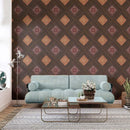 Superb Abstract Pattern Wooden Wallpaper