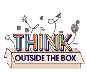 Think Outside The Box Theme Office Wallpaper