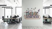 Think Outside The Box Theme Office Wallpaper