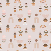 Trendy Abstract Bohemian Texture Wallpaper