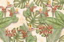 Tropical Paradise Pattern Floral Wallpaper