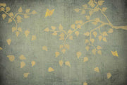 Tufted Leaves Design Abstract Wallpaper