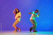 Two Young Dancers Theme Wallpaper