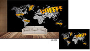 Coffee cafe map wallpaper