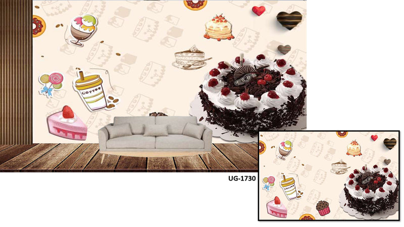 Cake shop wallpaper
