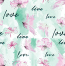 Valentine Live Love Textured Aesthetic Wallpaper