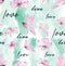 Valentine Live Love Textured Aesthetic Wallpaper