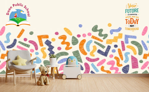 Vibrant School Wallpaper