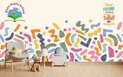 Vibrant School Wallpaper