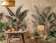 Vintage Tropical Wallpaper