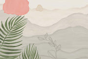 Water Colour Floral Theme Abstract Wallpaper