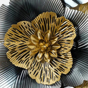 Floral Flower Petals Circle Mirror