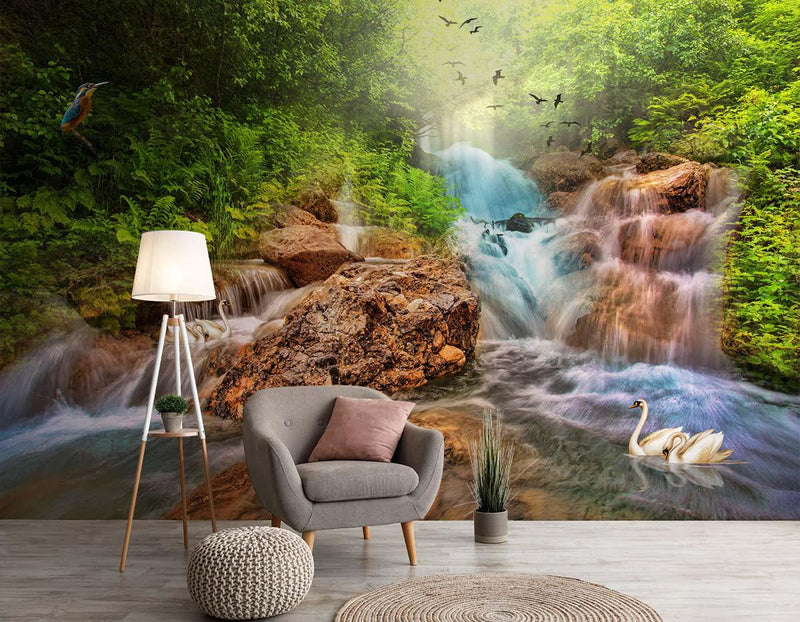 Wonderful Jungle Realistic View Nature Wallpaper