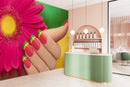 Wonderful Nail Paint Themed Salon Wallpaper