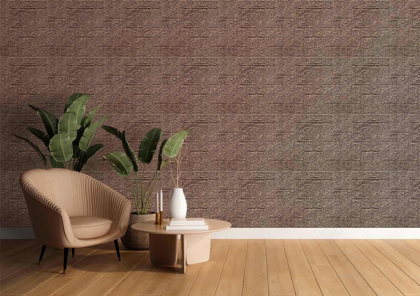 Magnum Brown Self Adhesive Panel