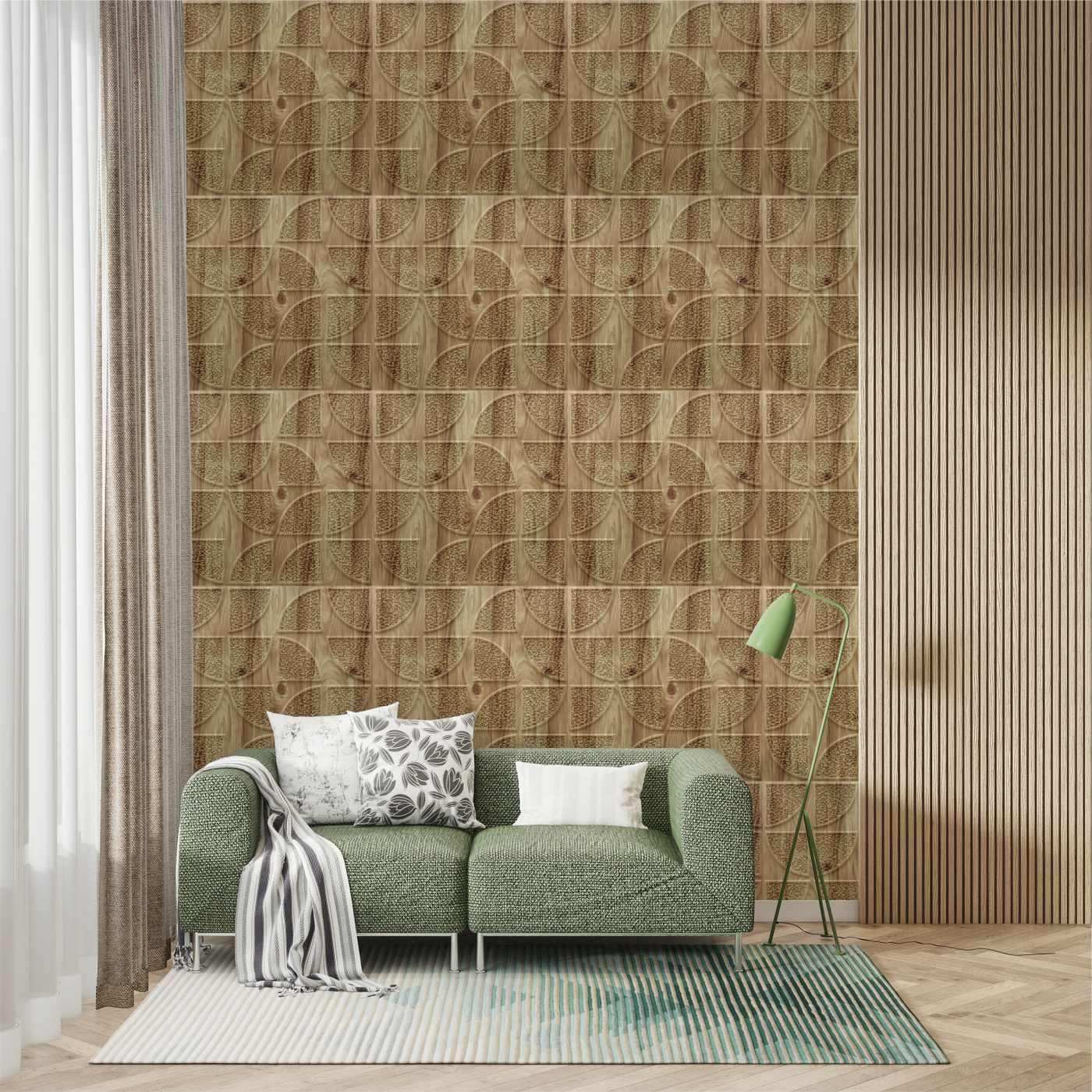 Beech Wood Self Adhesive Panel