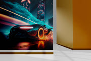 Fastest racing car wallpaper design