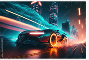 Fastest racing car wallpaper design