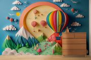 Adventure Awaits - Jungle Safari Kids Mountains Wallpaper