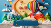 Adventure Awaits - Jungle Safari Kids Mountains Wallpaper
