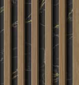 Wooden Stripes Look Marble Wallpaper Roll