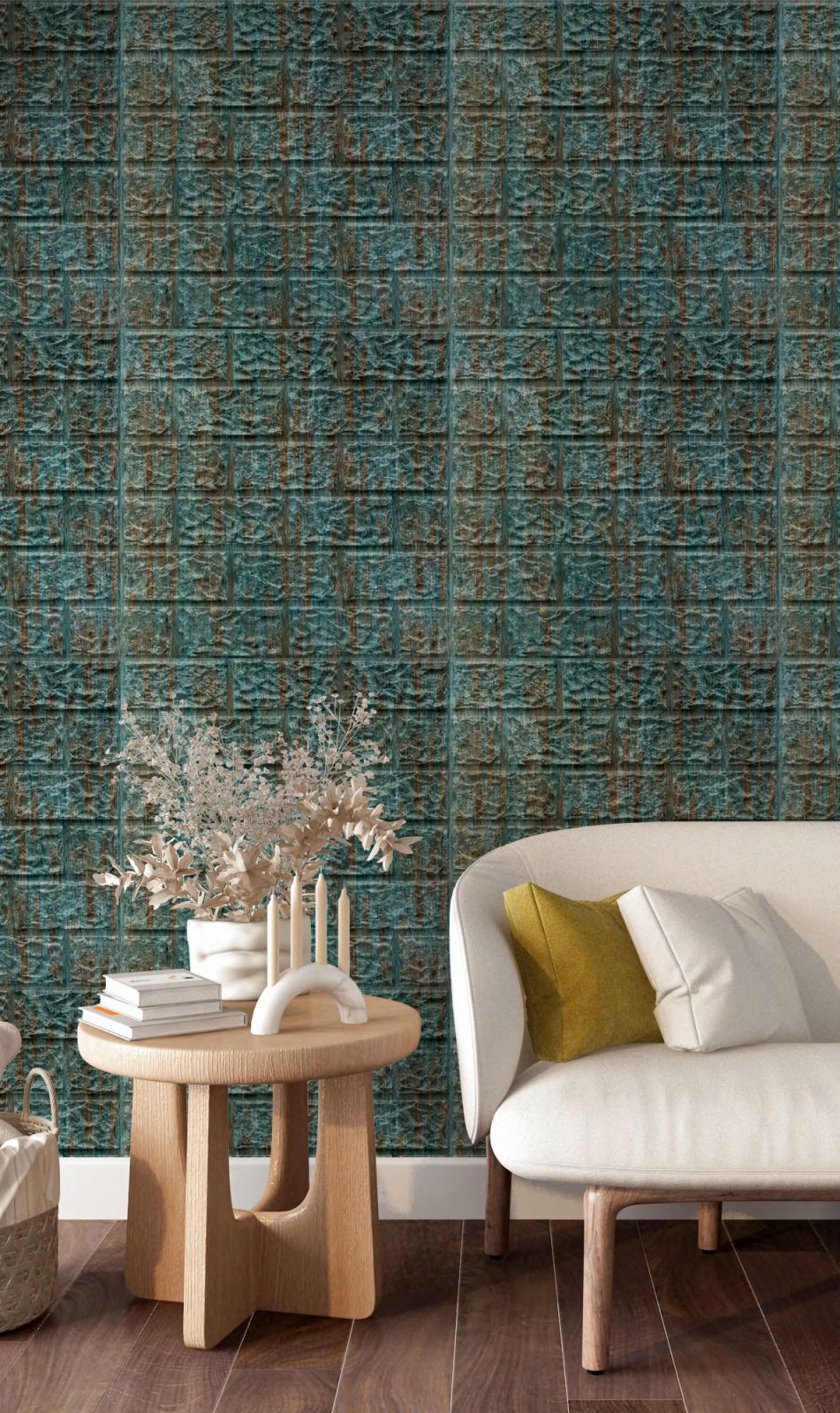 Teak Wood Textured PVC Panel – Myindianthings