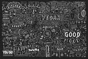Typography black cafe wallpaper