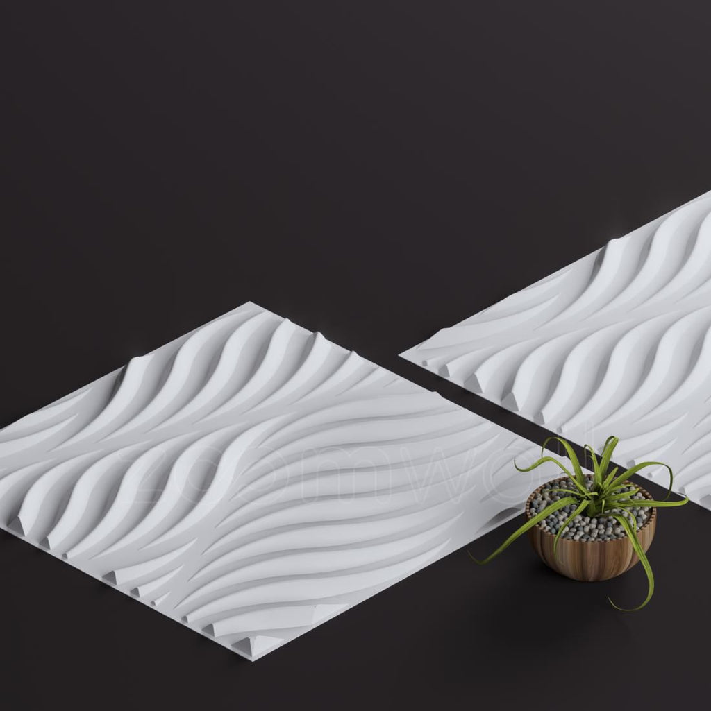 Waves 3D PVC Panel – Myindianthings