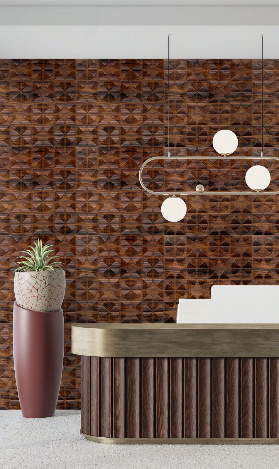 Walnut Wood Foam Panel
