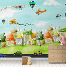 Kids wallpaper design for room, school wallpaper