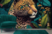 Tiger forest jungle wallpaper for wall