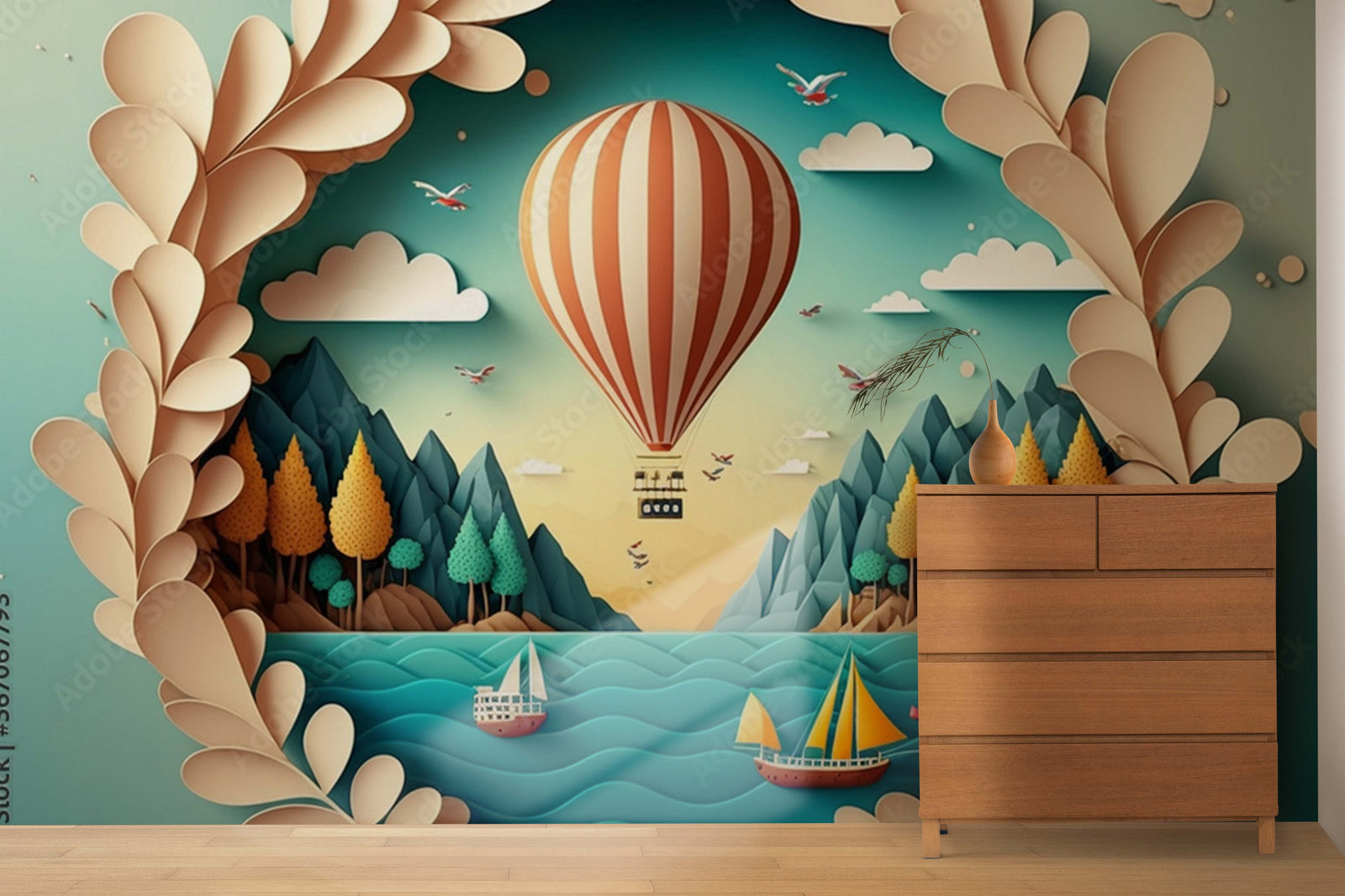 Air balloon sky high wallpaper deisgn – Myindianthings