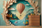 Air balloon sky high wallpaper deisgn
