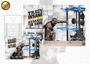 Train Insane Gym Wallpaper
